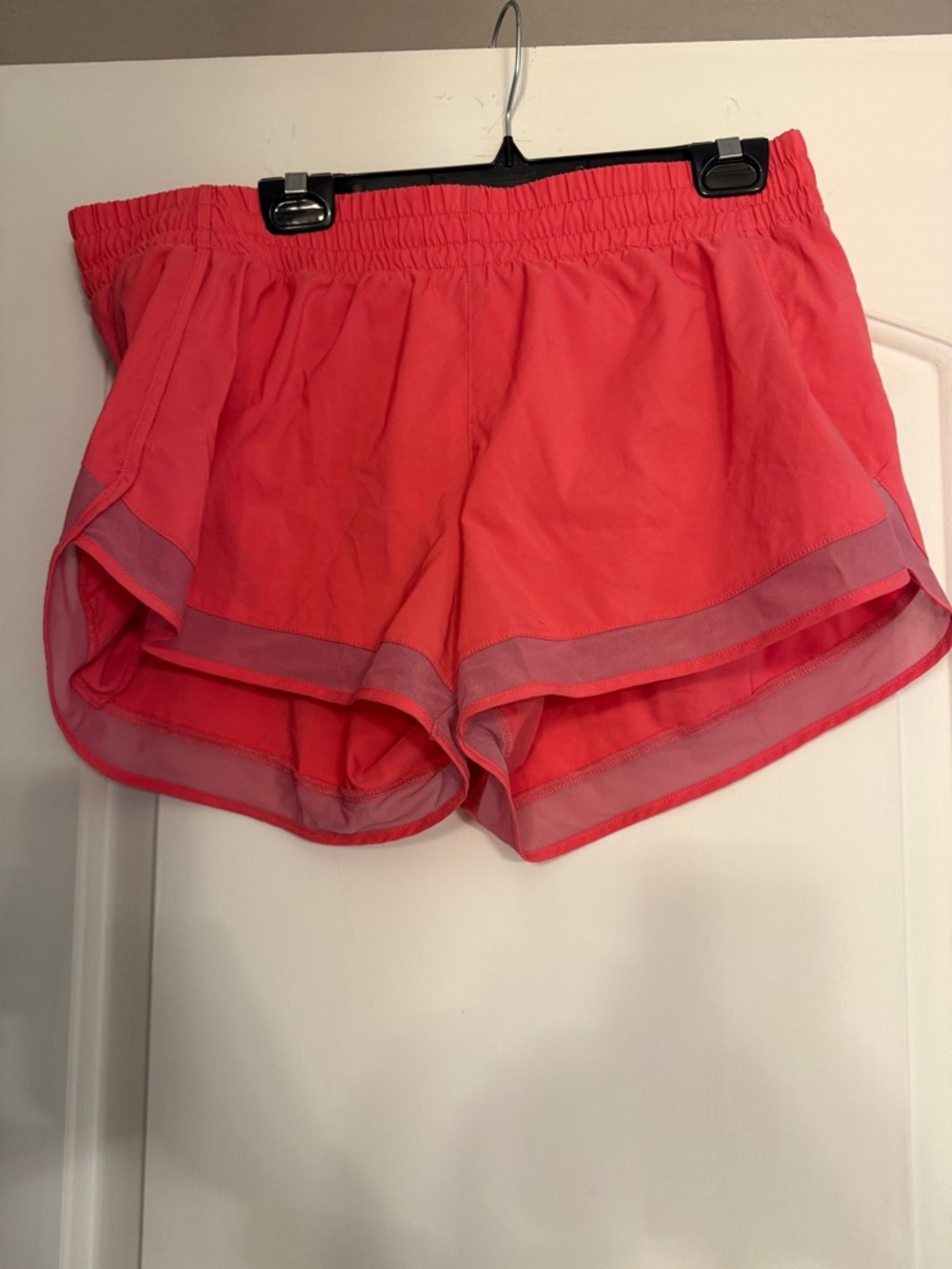 Athleta mesh racer run shorts